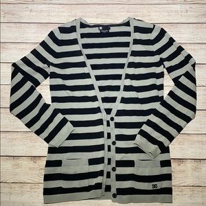 DC Large Striped Cardigan